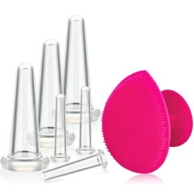 Silicone 4 Piece Facial Cupping Set